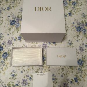 Christian Dior White and Gold Box Set (2)